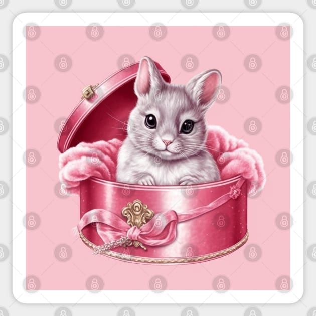 Baby Chinchilla Sticker by Enchanted Reverie